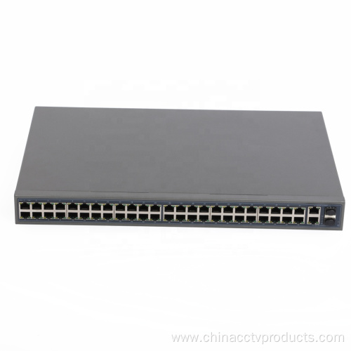 48 Port CCTV Switch Ethernet PoE SFP Gigabit